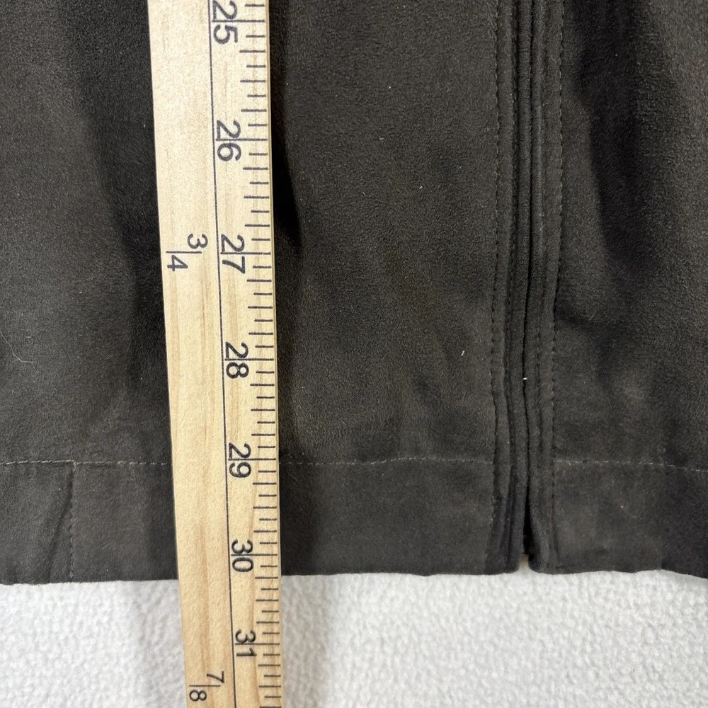 Cutter & Buck SOFT‎ Faux Suede Bomber Jacket Olive Sz XXL Golf Preppy Classic